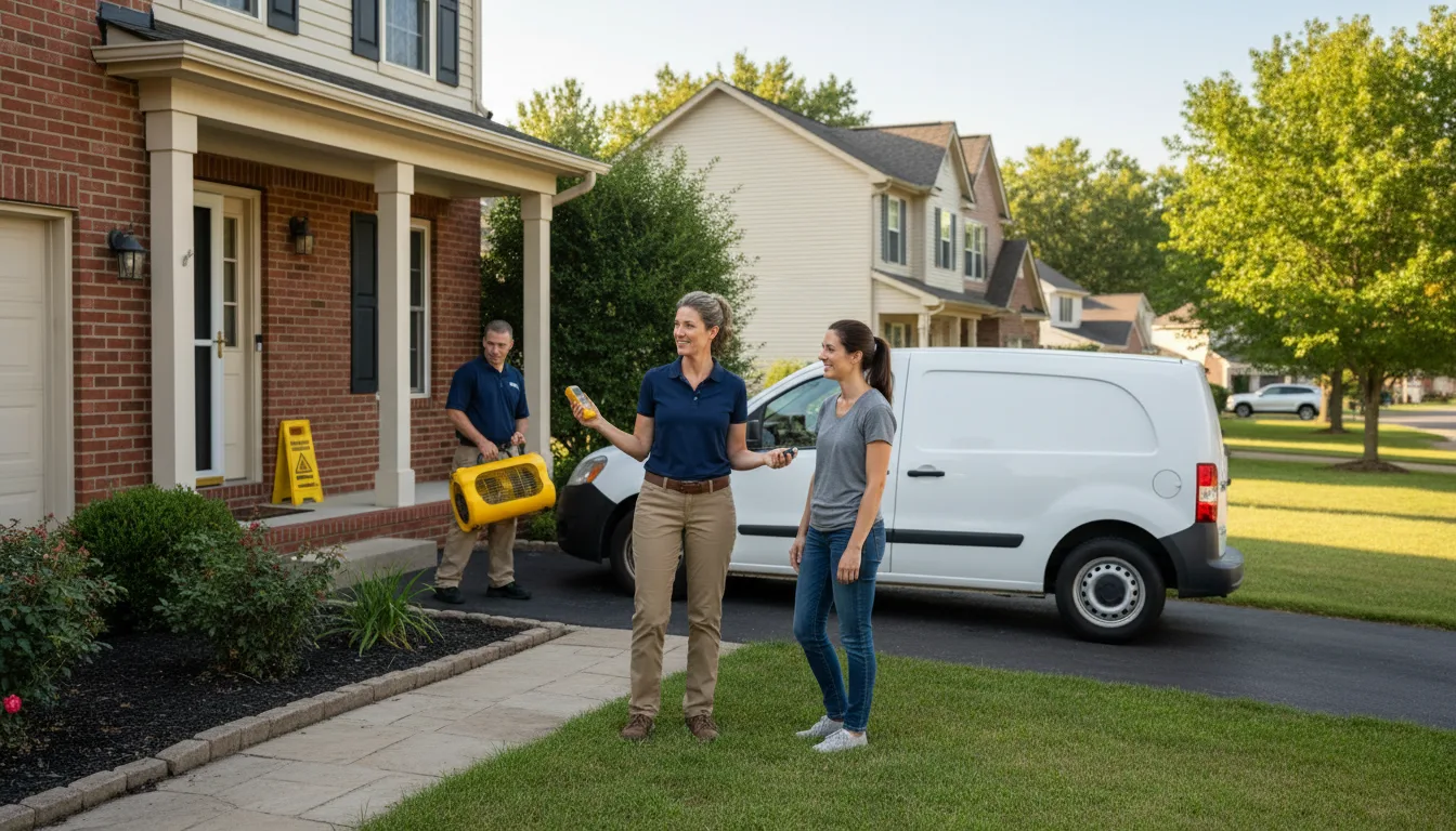 Residential water damage restoration in Centennial, CO